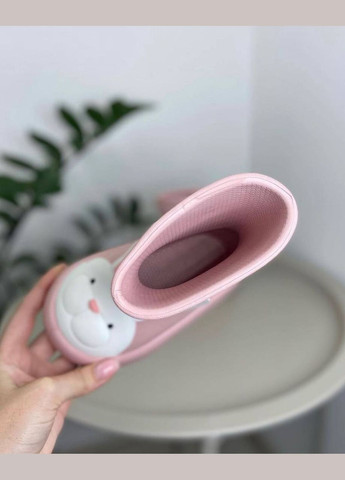 Розовые резиновые сапоги розовые 1101 No Brand