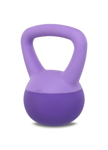 Гиря м'яка SOFT KETTLEBELL FI-0122-2 2кг (верх-PVC+TPR, наповнювач-пісок, фіолетовий) SP-Sport (361438788)