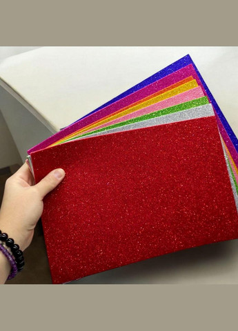 Набір Фоаміран (блискучий на клейкій основі) А4 8 листів, 2 мм (0266-8ЛК) MIC (362437067)