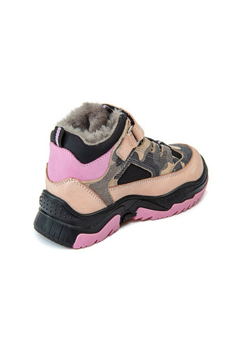 Розовые всесезонные кроссовки Kidmen 2079-03 роз камуф (25-30)