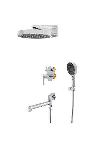 Встроенная душевая система KB-66029-01 3 функции, цвет хром (KR5483) KOER (342373787)