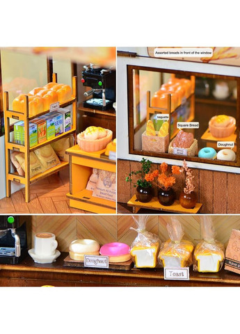 Румбокс Пекарня Roombox Boulangerie DIY CuteBee Інтер'єрний конструктор BM-880 No Brand (362453317)