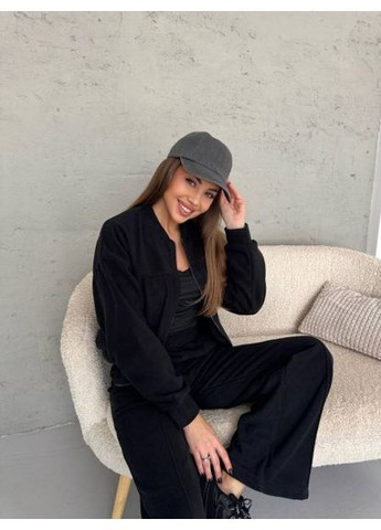 Теплый женский костюм двойка (худые на молнии), тринитка на флисе, размер (арт. 899TB) No Brand (365783938)