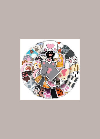 Подарочный коллекционный бокс Лапка котика сквиш 8 предметов косметики и сувениров No Brand (327873130)