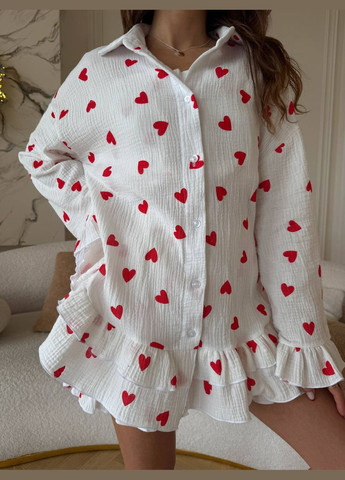 Белая всесезон женская пижама белая г1467.3070 No Brand