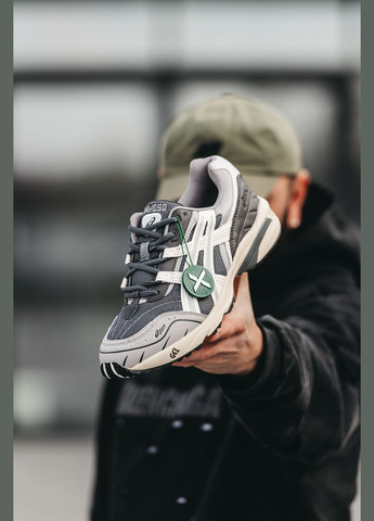 Сірі Осінні кросівки чоловічі і жіночі asics gel-1090 grey | асікс гель-1090 сірі No Brand