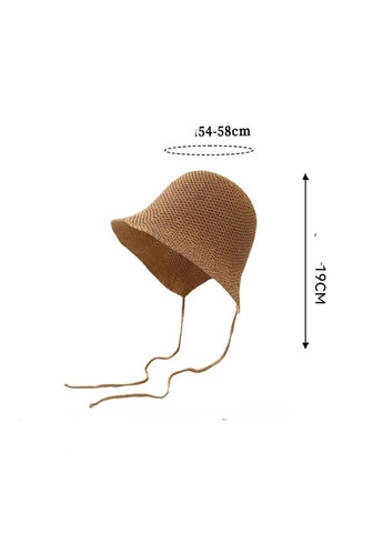 Женская Летняя Соломенная Плетеная Шляпа Капор Легкая Вязаная Стильная Панама модный летний гардероб No Brand (336518117)