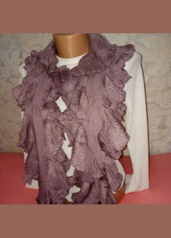 Шарф женский с воланами цвет кофе с молоком капучино+подарок No Brand (337359561)