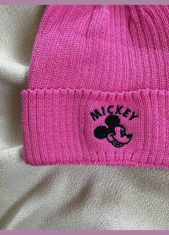 Дитяча рожева шапка для дівчинки Мікі на 2-4роки Talvi Мікк (307496676)