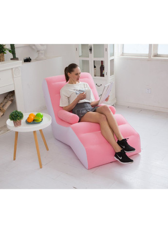 Надувний диван з підлокітником Inflatable Sofa 80x140x85 No Brand (303934503)