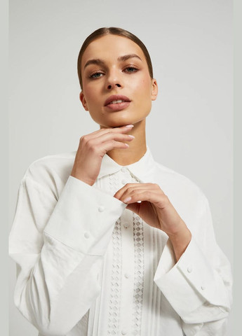 Белая рубашка Moodo