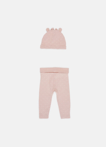 Бежевый демисезонный комплект (штаны, шапочка) C&A