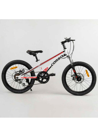 Дитячий спортивний велосипед 20'', "speedline" магнієва рама, дискові гальма Corso (282584341)