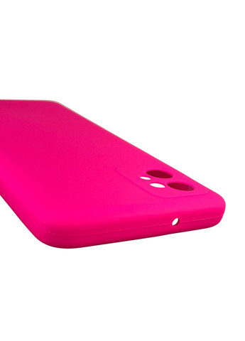 Чехол для Moto G32 (PAUU0013RS) силиконовый с микрофиброй нескользящий на моторола г32 малиновый Motorola (366390402)