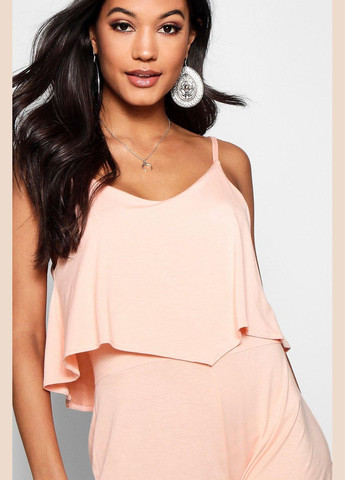 Комбінезон Boohoo бежевий