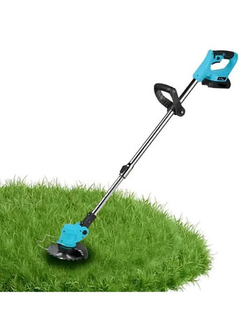 Електрична газонокосарка з 2 акумуляторами 2000 мАг Синій (2104618657) No Brand (353308857)