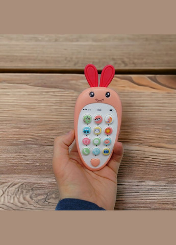 Развивающая игрушка "Морковка-телефон" (розовая) MIC (290252361)