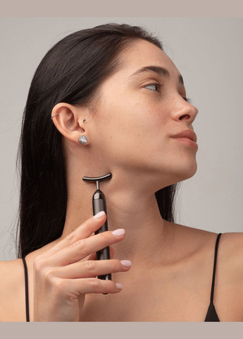 Комплекс для догляду за обличчям Імпульсний вібромасажер, Крем з церамідами, Сироватка з церамідами BlackTouch (335385896)