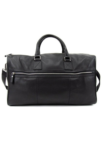 Вместительная кожаная дорожная сумка черного цвета S-TV-2703A Tavinchi (304265650)