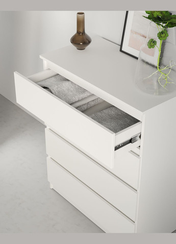 Комод в спальню Нео 4Ш 80x43x98 см Аляска білий (MBS-1070) MebelStar (362373639)