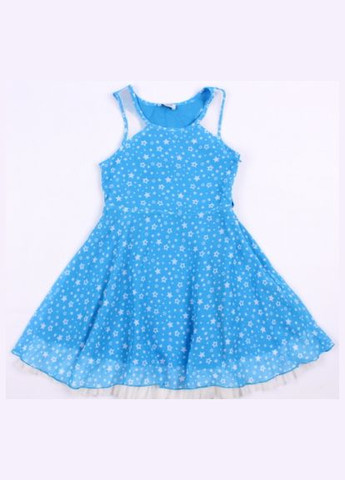 Синее платье 14ykgelb753 синий и темно голубой Soobe (326108251)