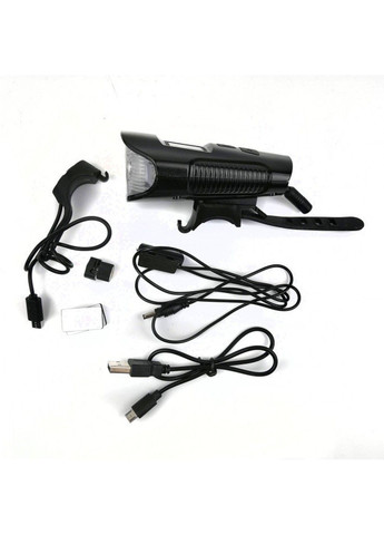 Велосипедный передний фонарь фара FY-317 с сигналом и велокомпьютером No Brand (331640447)