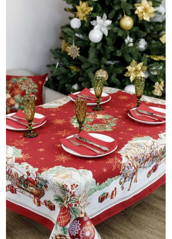 Скатертина гобеленова Present 135х350 см Різнокольоровий (7326) Прованс (361785026)