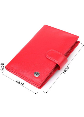 Красива обкладинка на документи для жінок з натуральної шкіри 23118 Червоний st leather (330359600)