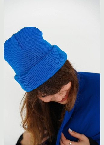 Шапка жіноча - біні, однотонна, м'яка та зручна JUGO SLOBO STREET (316629015)