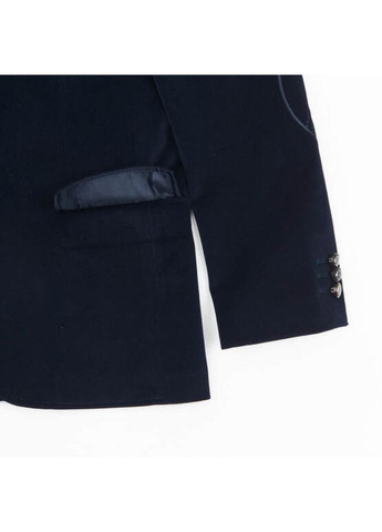 Темно-синий демисезонный классический костюм двойка Lakids 11-1