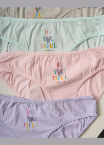 Светлые хлопковые женские трусики 5 шт. Nicoletta (322126754)