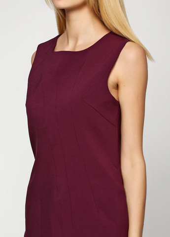 Фиолетовое повседневный платье черный футляр Axel однотонное