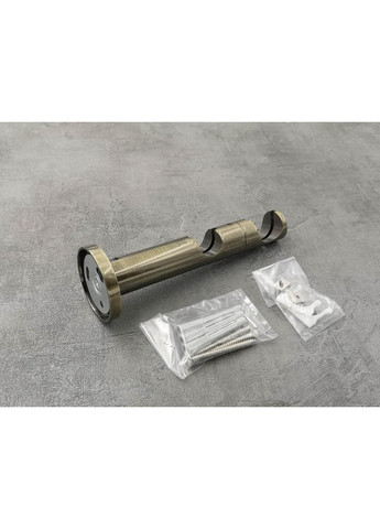 Карниз Савона гладкая/импрессионная штанга двойной универсальный 25/19 мм 160 см Антик Quadrum (352782955)