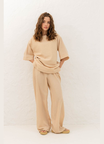 Жіночий костюм кофта штани. Бежевий Seventeen (335868291)