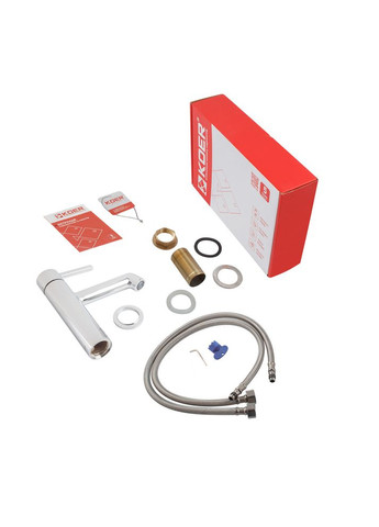Смеситель для умывальника KB-10029-01 Цвет хром (KR5478) KOER (342373772)