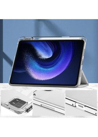 Чохол-книжка TPU Edge з кріпленням для стілусу для Xiaomi Mi Pad 6 / 6 Pro 11" Sliver BeCover (360415275)