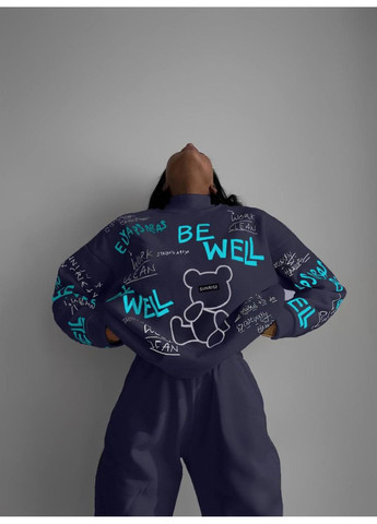 Яркий женский костюм из утепленной тринитки на флисе. Vione (367077618)