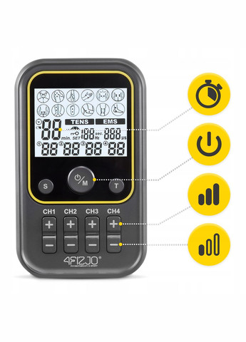 Аппарат для электростимуляции мышц Combo PRO+ 2 в 1 (P5907739317124) 4FIZJO P-5907739317124 (315348475)