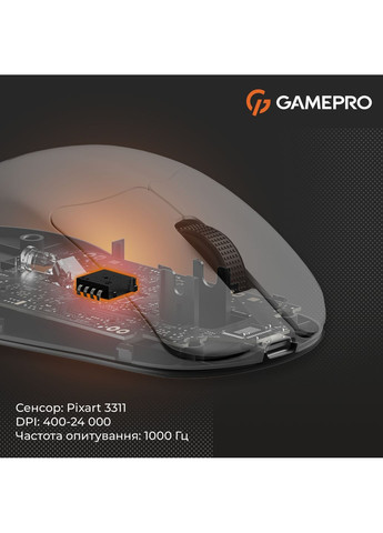 Мышь беспроводная Genesis Avenger White (GM096W) GAMEPRO (370617513)