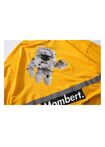 Желтая футболка жёлтая No Brand Mombert NASA Reflective Yellow T-Shirt Mens