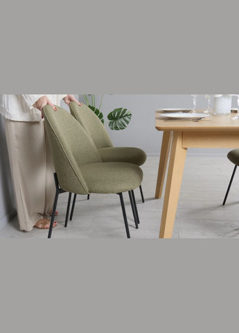 Стілець Каспер метал сидіння тканина 505x535x810 Prestol (352267837)