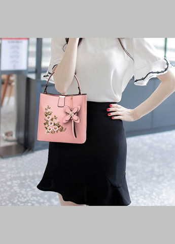 Женская мини сумочка с вышивкой цветами, маленькая женская сумка с цветочками No Brand (334731100)