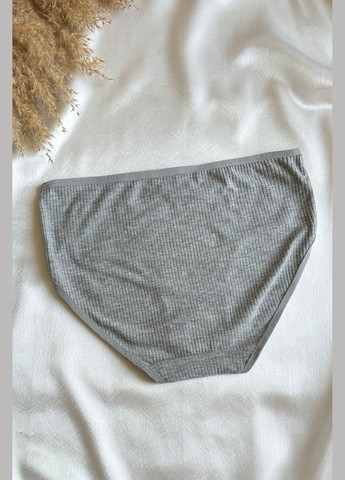 Труси жіночі напівбатальні сірого кольору Let's Shop (301905372)