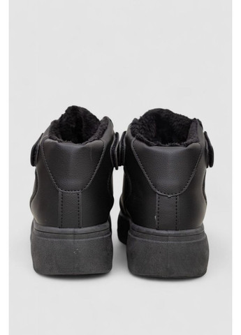 Кросівки жіночі зимові на хутрі, колір білий, 248RQT17 Ager чорні всесезони (369973289)