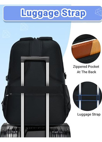 Рюкзак міський чоловічий для подорожей та туризму, місткий рюкзак. Сірий No Brand (358932557)