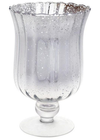 Свічник aiken "срібло антик", скляний Bona (282594246)