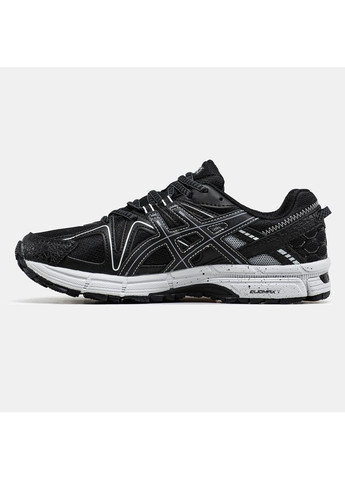 Черные демисезонные кроссовки мужские asics gel-kahana 8 black white v2 асикс гель кахано No Brand
