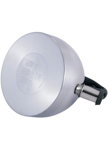 Чайник 2.7л со свистком и стеклянной крышкой Ø20х23 см Kamille (289366297)