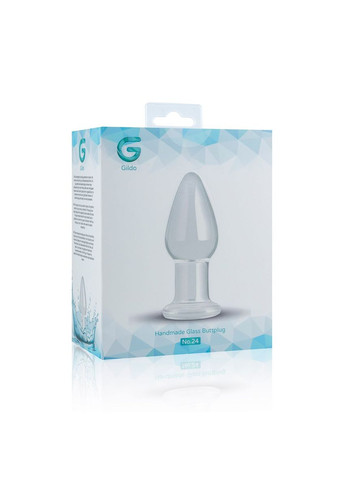 Скляна анальна пробка Glass Buttplug No. 24 Gildo (297587265)