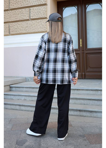 Костюм 3-ка в клітку з фланелі та двонитки (розмірна сітка в описі) ❤️ DK/DL Мода без кордонів (362188854)